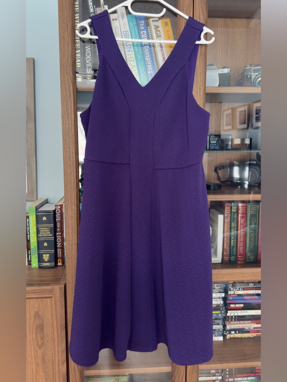 Torrid Deep Purple V-Neck Midi Dress